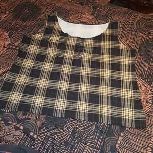 Ashley Stewart plaid cami